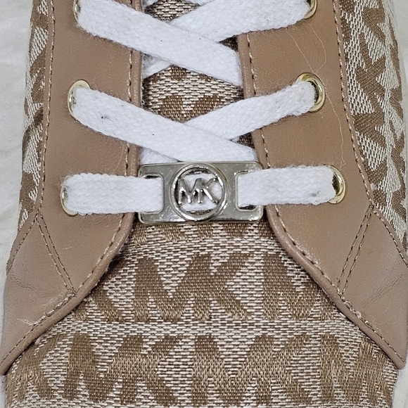 Michael kors women's sneakers brown/tan sz.5 - Picture 12 of 13